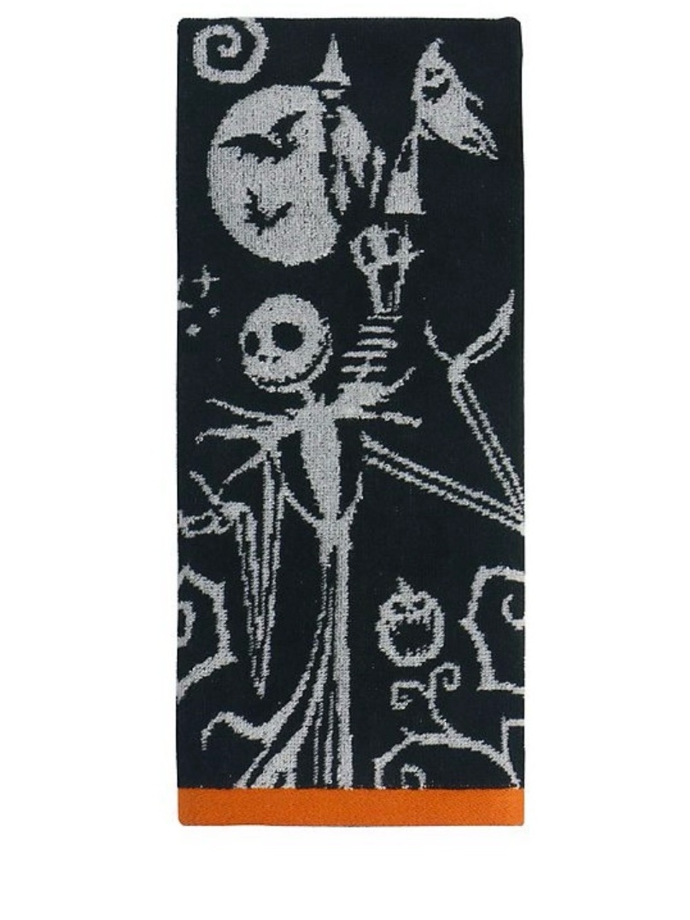 💀 NWT Celebrate Together Disney Jack Skellington Hand Towel 🧡🖤